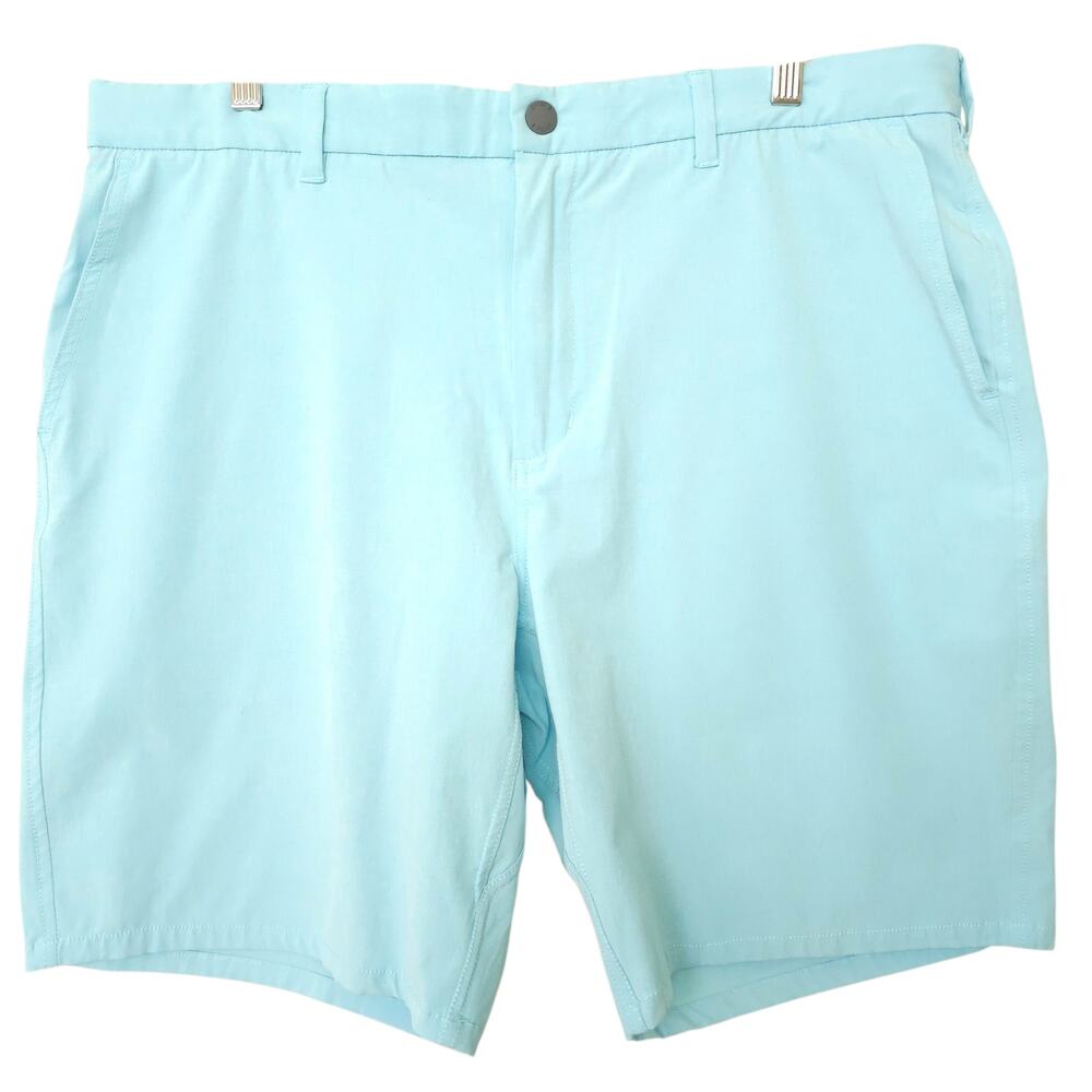 Johnnie-O Calcutta Performance Golf Shorts 38W 9L Ibiza Blue Coastal Prep
